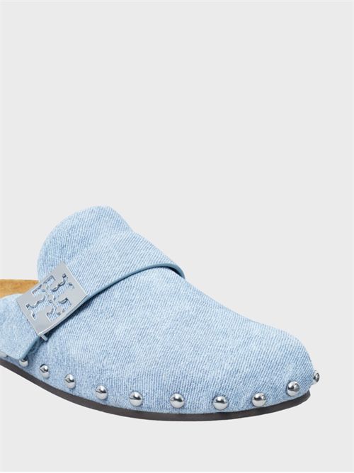 Mellow Mule in Printed Suede with Studs TORY BURCH | 167995432